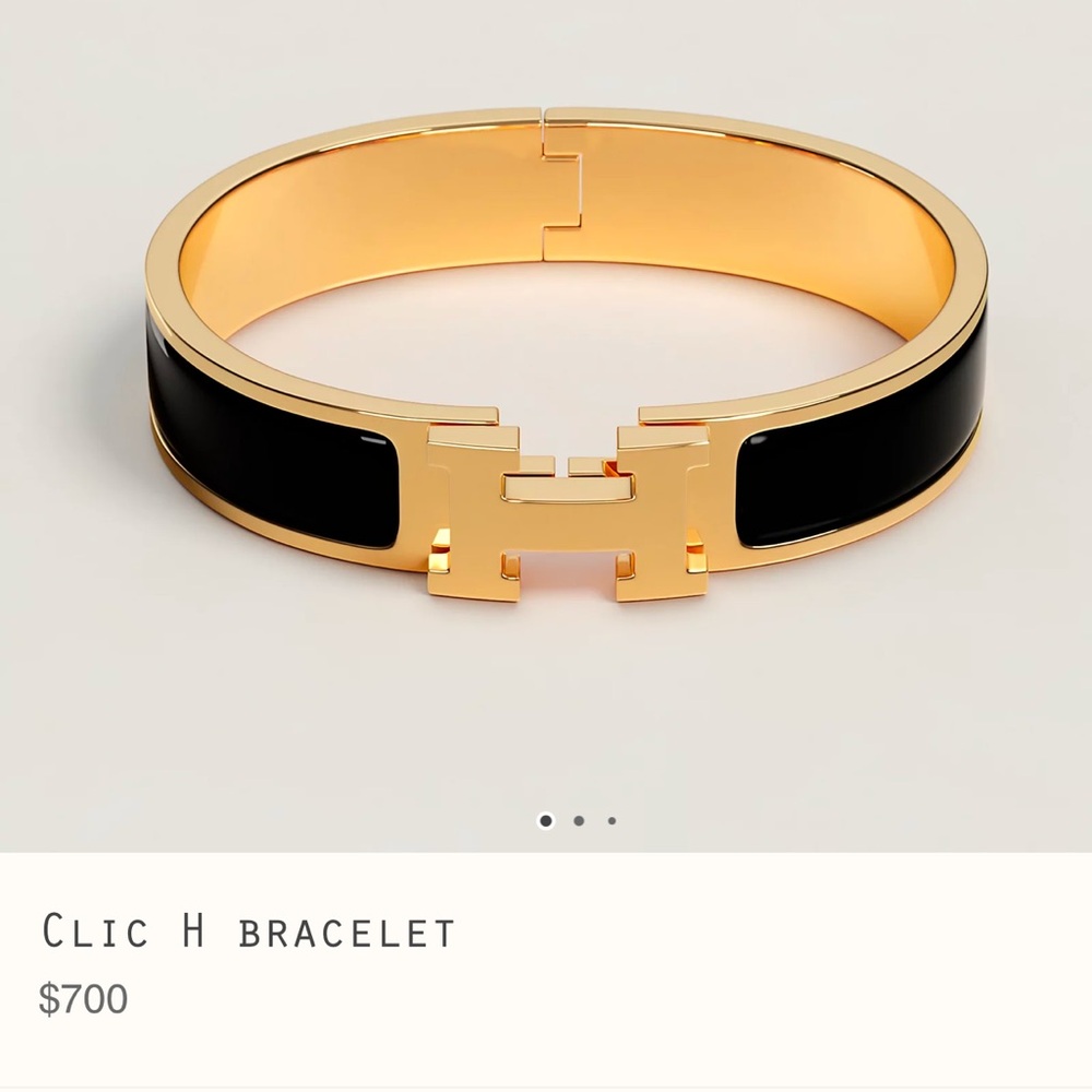 Authentic Hermes Clic H Bracelet